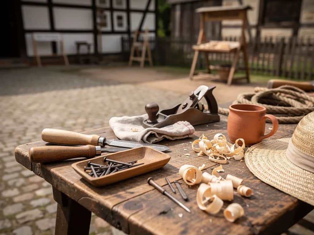 Sonntags im Freilichtmuseum: Zuschauen und Mitmachen