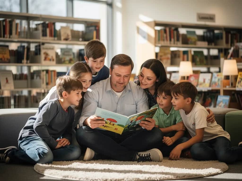 Vorlesen für Kinder in der Bücherhalle Lokstedt