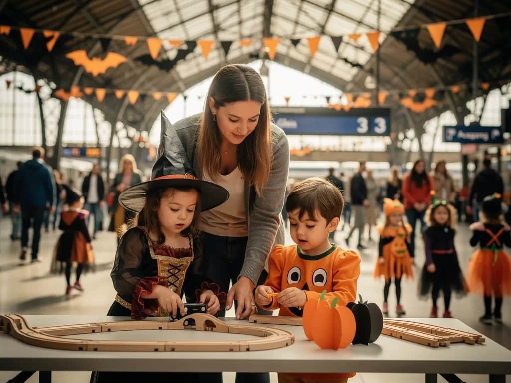 Halloween-Kinderaktionstag im Bahnhof Dammtor