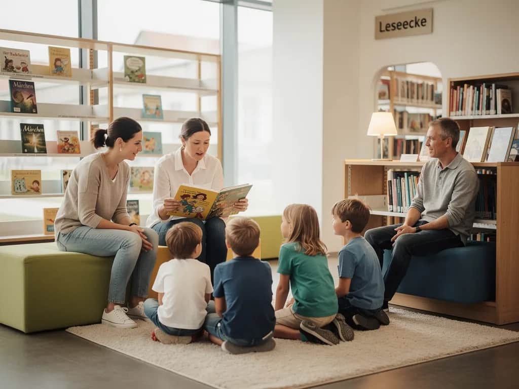 Vorlesen für Kinder in der Bücherhalle Harburg