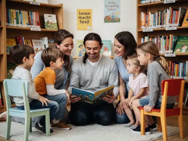 Vorlesen für Kinder in der Bücherhalle Volksdorf