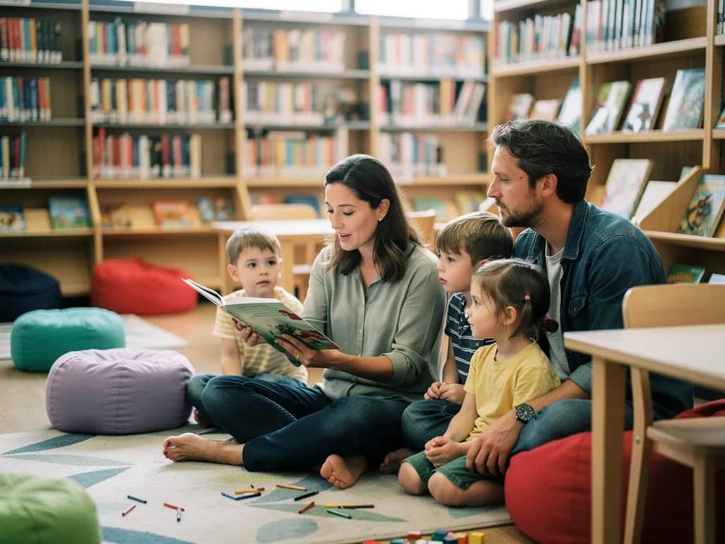 Vorlesen für Kinder in der Bücherhalle Bramfeld