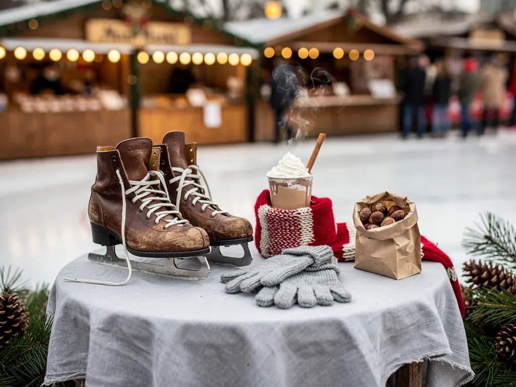 Wandsbeker Winterzauber: Weihnachtsmarkt mit Schlittschuhbahn