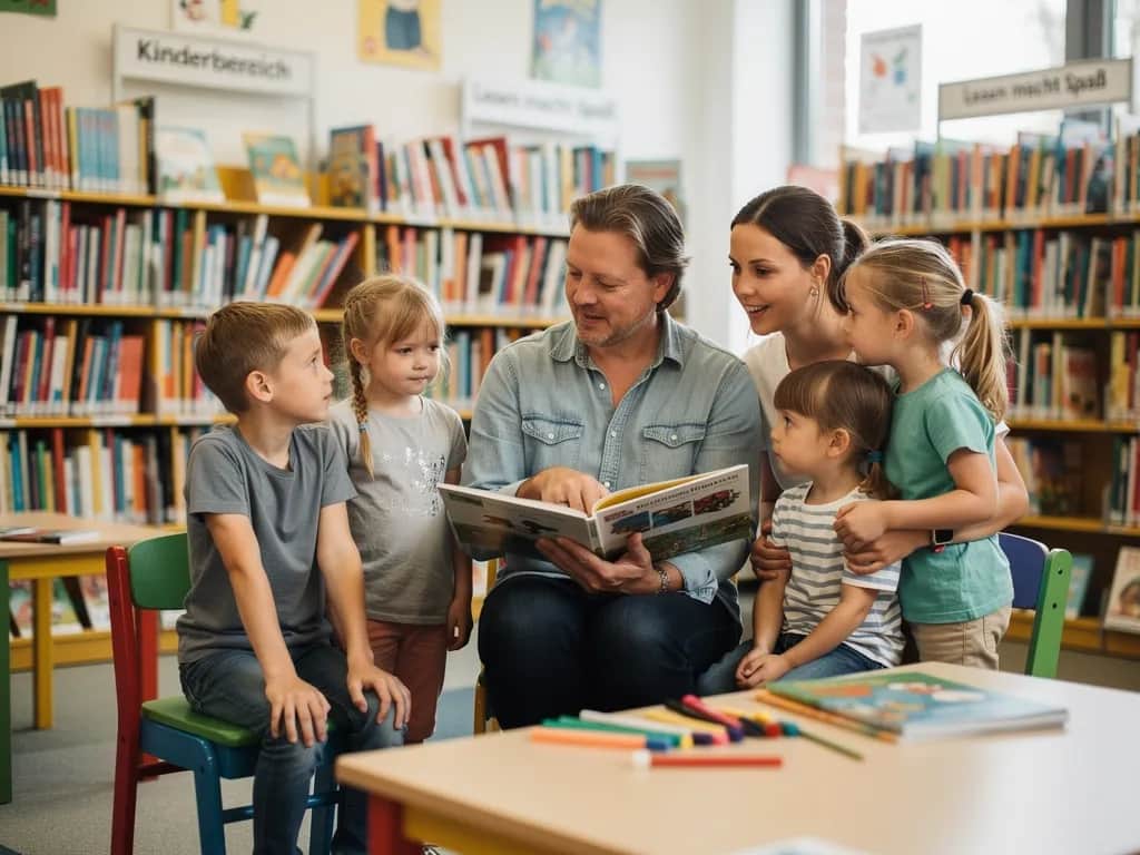 Vorlesen für Kinder in der Bücherhalle Eimsbüttel