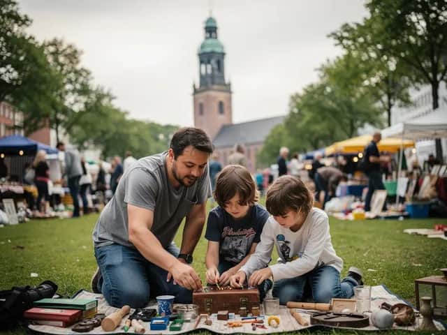 Flohmarkt Michelwiese: Schätze finden am Elbufer