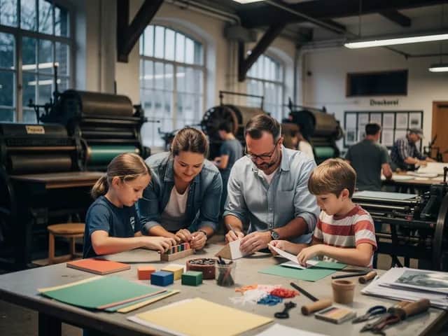 Buchdruck: Offene Werkstatt im Museum der Arbeit