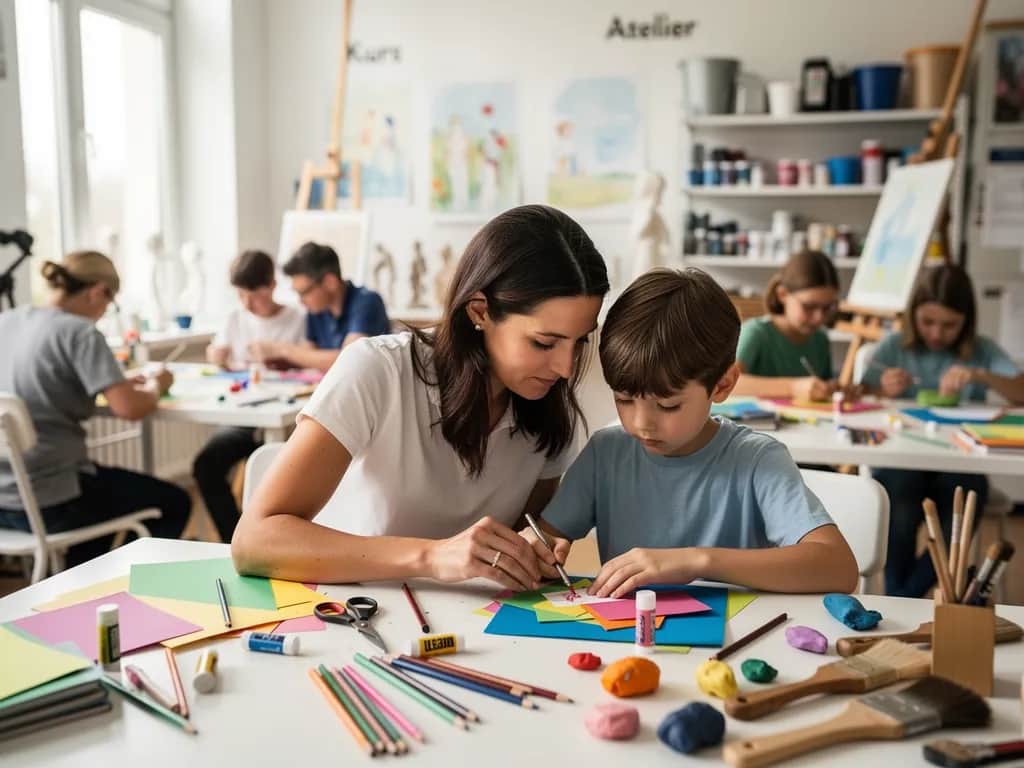 Ferien-Workshop: Zeichnen, malen, drucken im LOLA Atelier