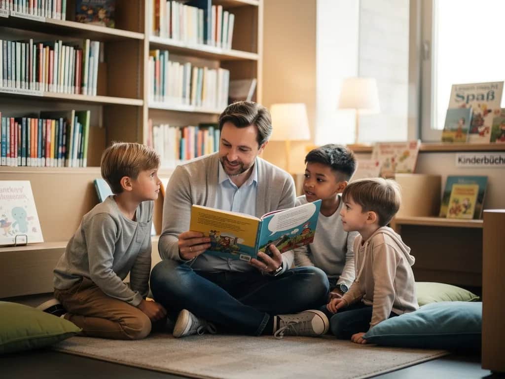 Vorlesen für Kinder in der Bücherhalle Billstedt