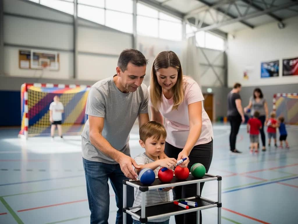 Handball-Minispielfest in der Arena Süderelbe