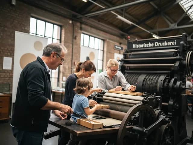 Der Maschinensatz: Drucktechnik im Museum der Arbeit
