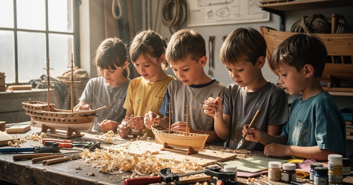 Ferien-Werkstatt, Kinderküche und bunte Kunst
