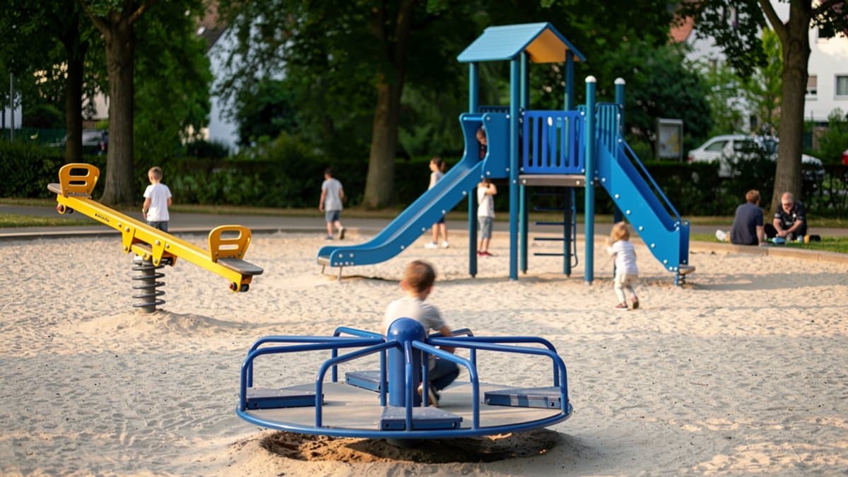 KI-generiertes Bild zu Wasserspielplatz Zündschnurweg