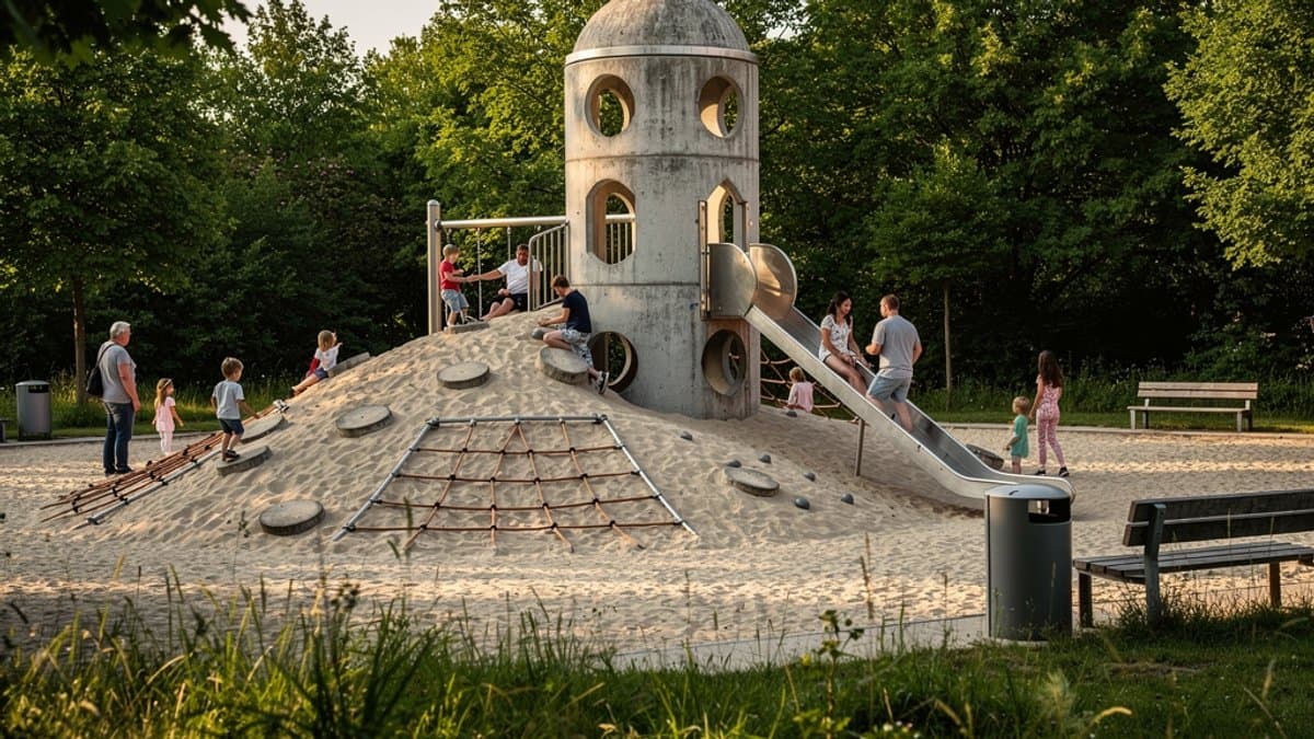 KI-generiertes Bild zu Spielplatz Geheimnisvolle Insel