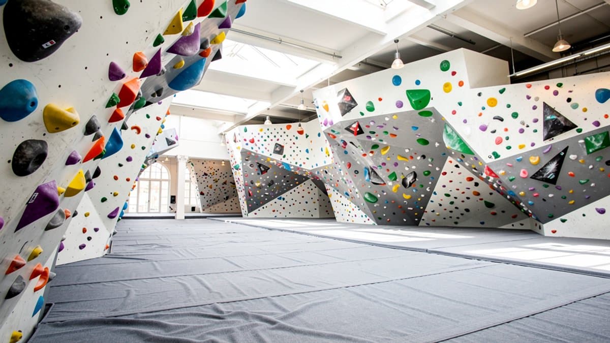 KI-generiertes Bild zu Boulderwelt Hamburg