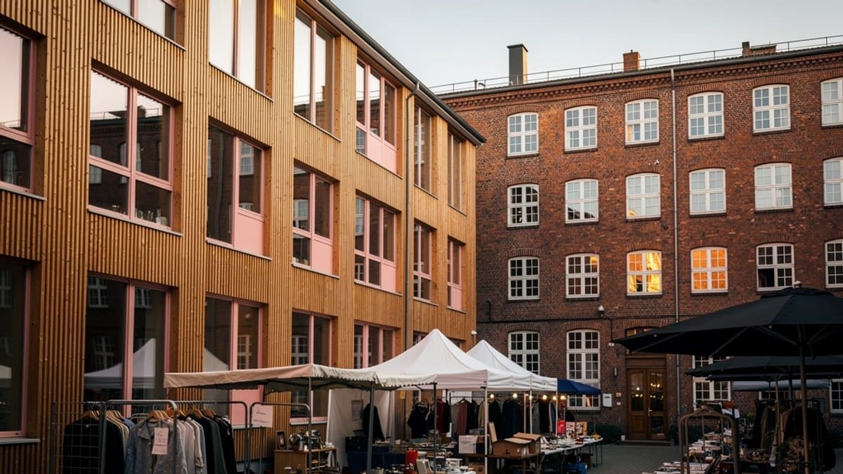 KI-generiertes Bild zu Flohmarkt Flohschanze