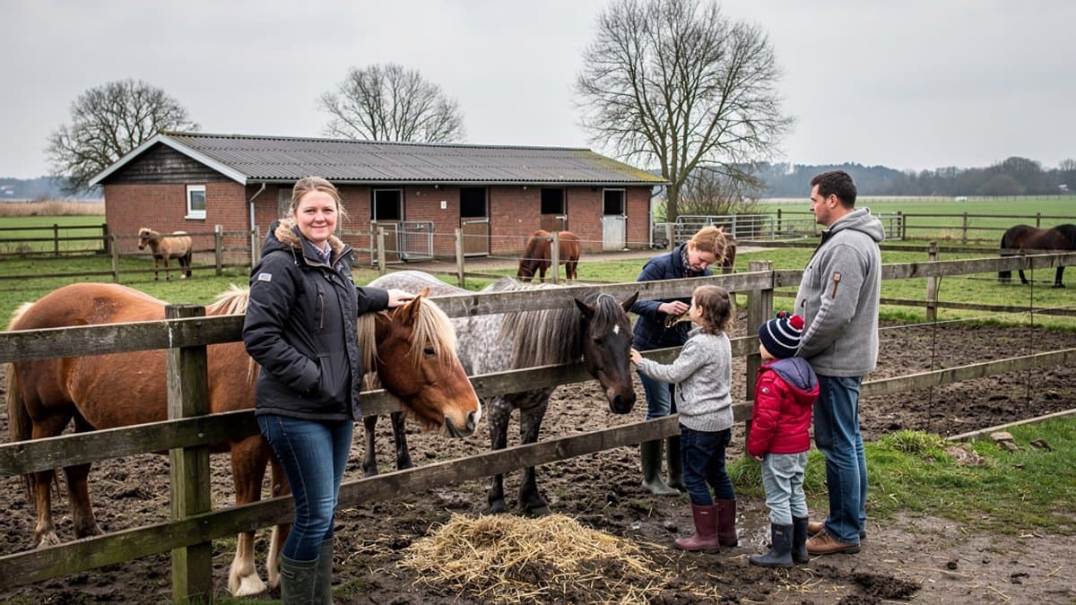 KI-generiertes Bild zu Ponyhof im Niendorfer Gehege