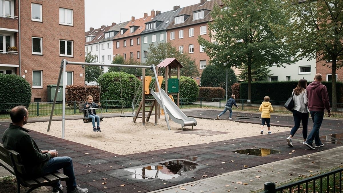 KI-generiertes Bild zu Spielplätze im Hayns Park