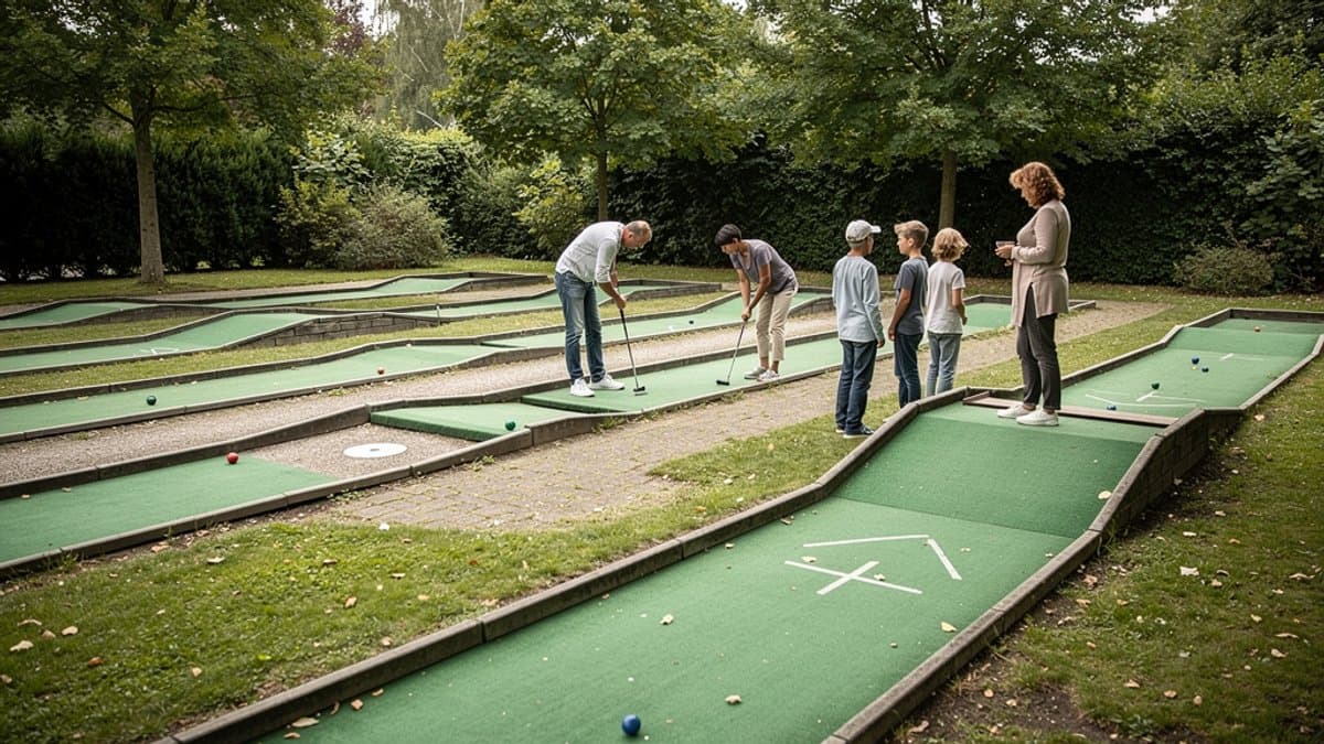 KI-generiertes Bild zu miniGOLF Hamburg Horn