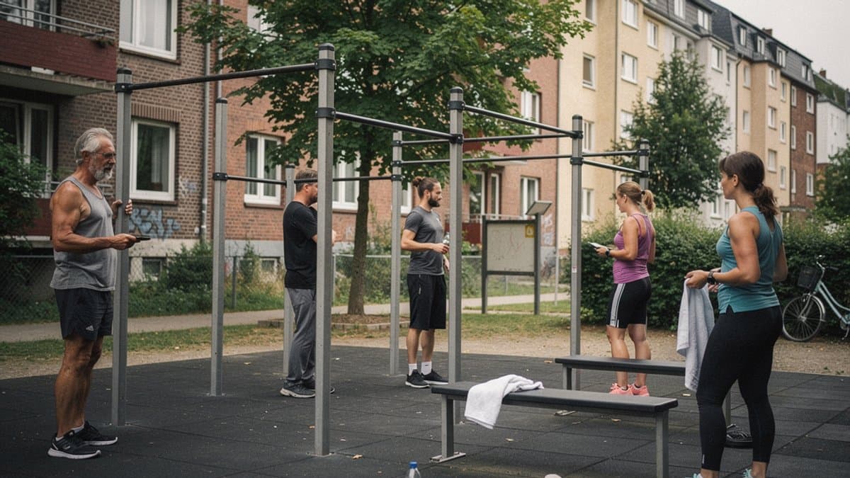 KI-generiertes Bild zu playfit-Parcours Vogelbeerenweg