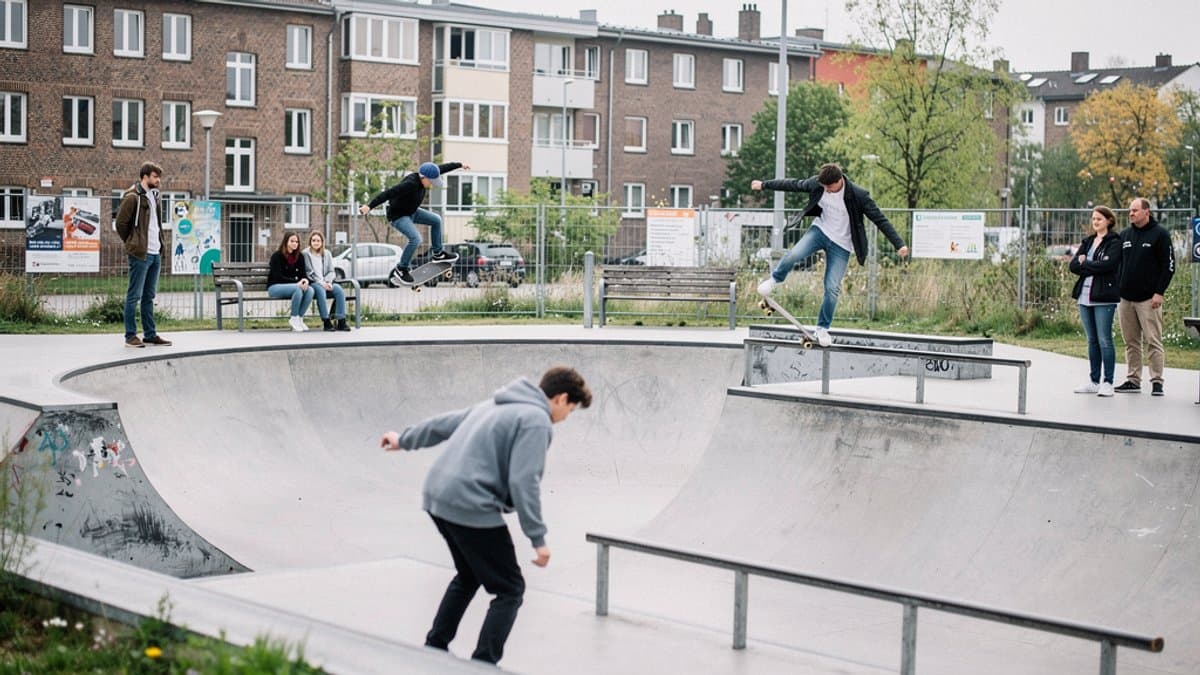 KI-generiertes Bild zu SkateLab Lohsepark