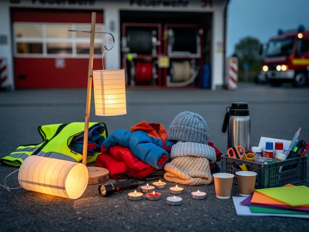 Laternenumzug der FF Niendorf mit Halloween-Überraschung