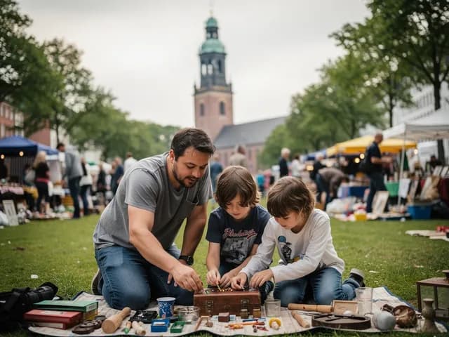 Flohmarkt Michelwiese: Schätze finden am Elbufer
