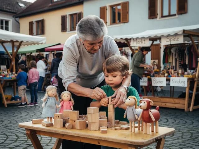 Kinderflohmarkt auf dem Tibarg