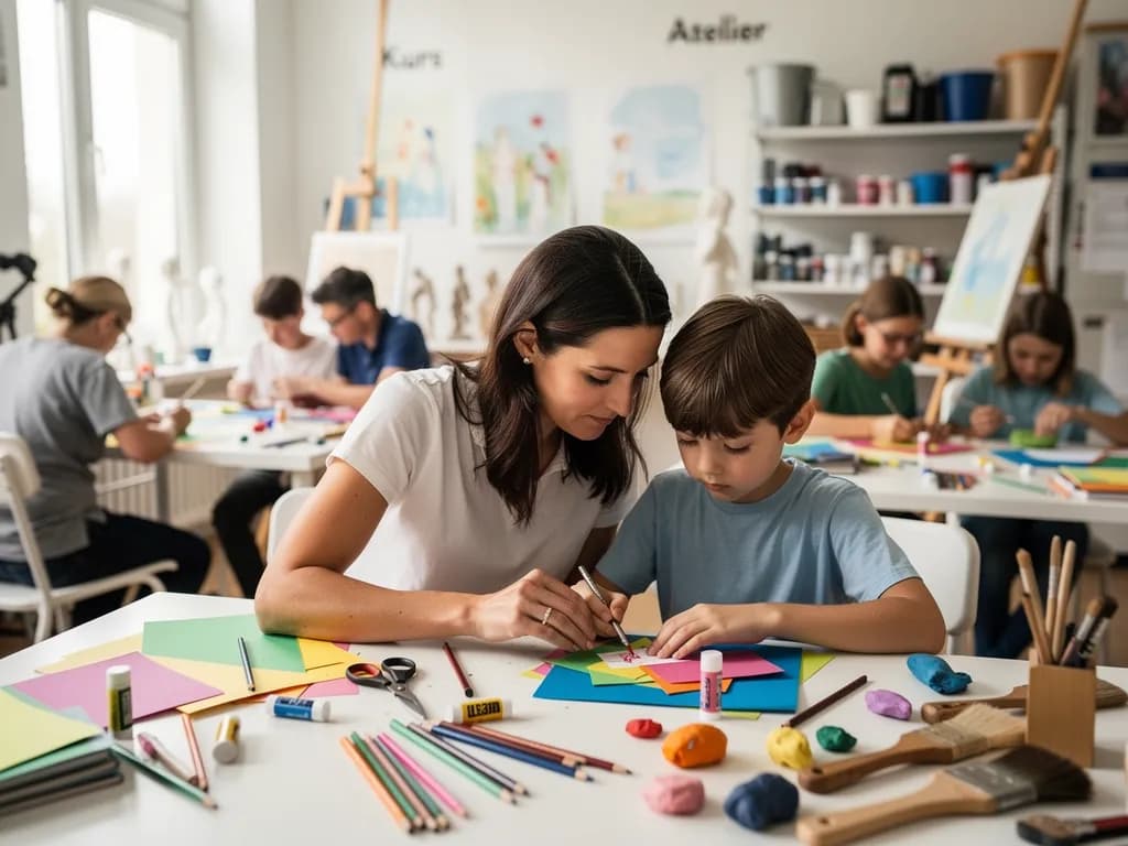 Ferien-Workshop: Zeichnen, malen, drucken und gestalten
