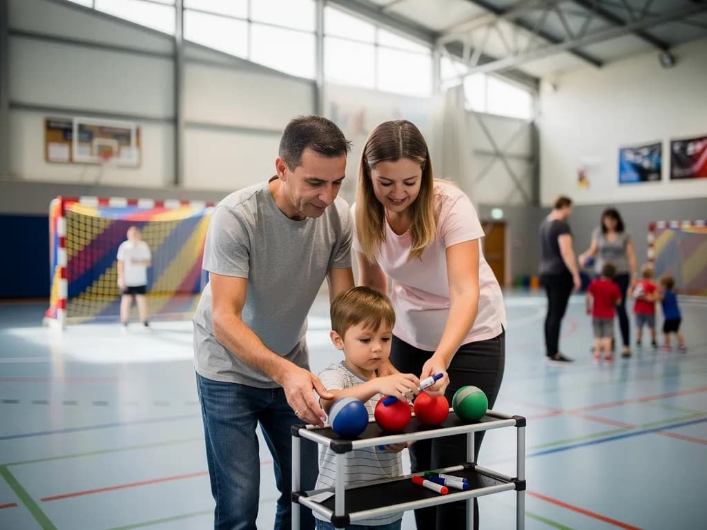 Handball-Minispielfest in der Arena Süderelbe