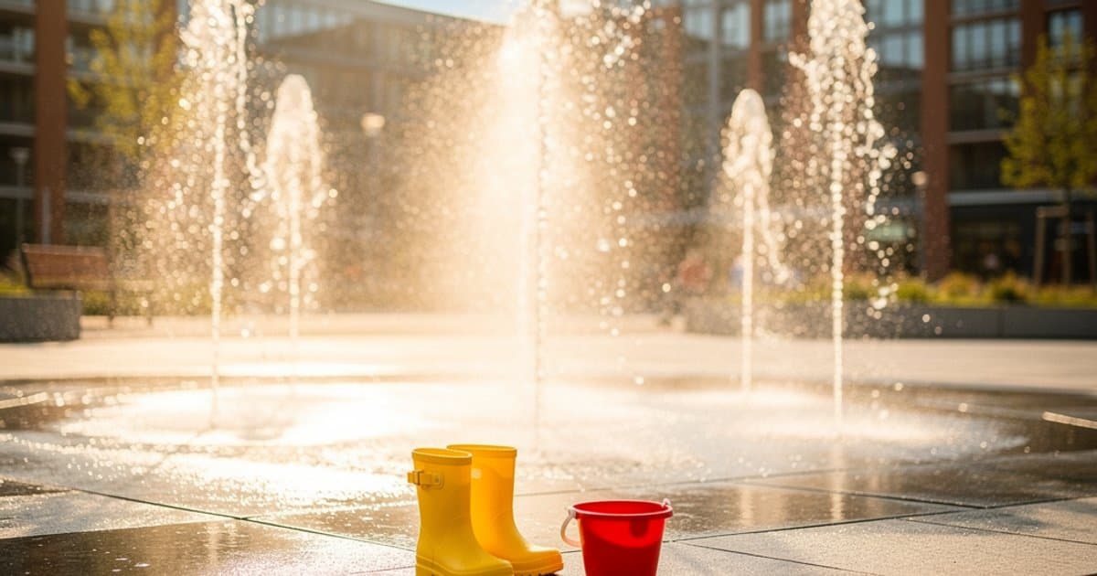 Planschen statt Schwitzen: 9 Wasserspielplätze in Hamburg