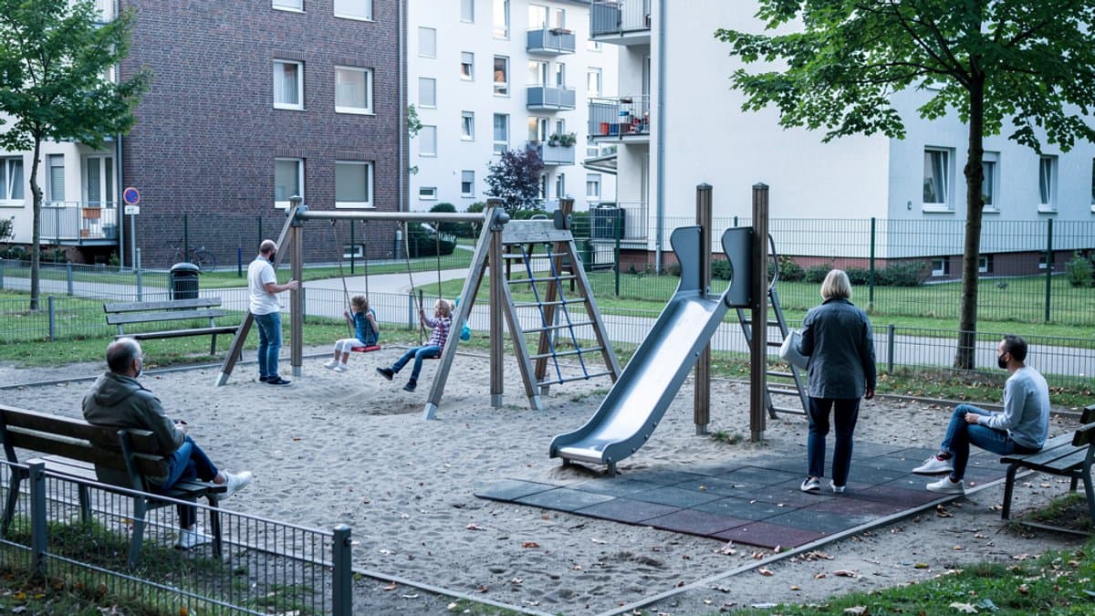 KI-generiertes Bild zu Wikingerspielplatz an der Bille