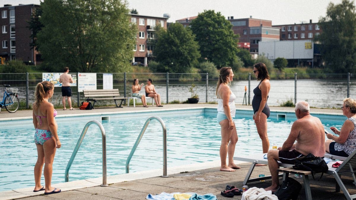 KI-generiertes Bild zu Sommerbad Altengamme