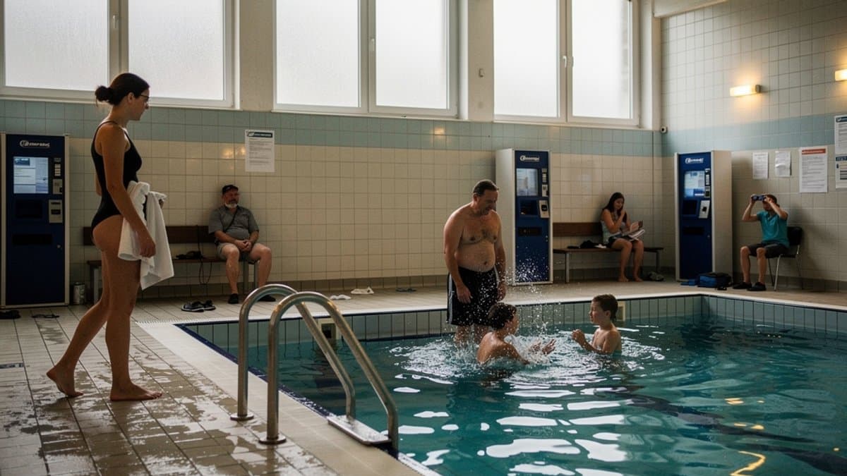 KI-generiertes Bild zu Badepark Elmshorn