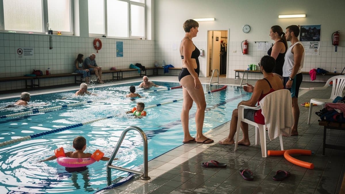 KI-generiertes Bild zu Schwimmbad Elbgaustraße