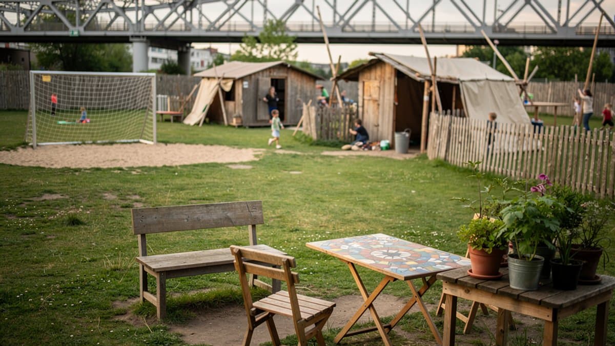 KI-generiertes Bild zu Bauspielplatz Rübezahl