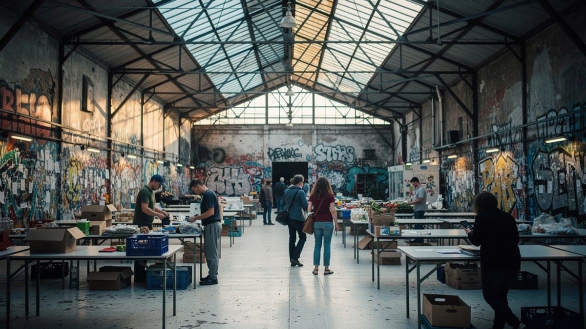 KI-generiertes Bild zu Gleishalle Oberhafen