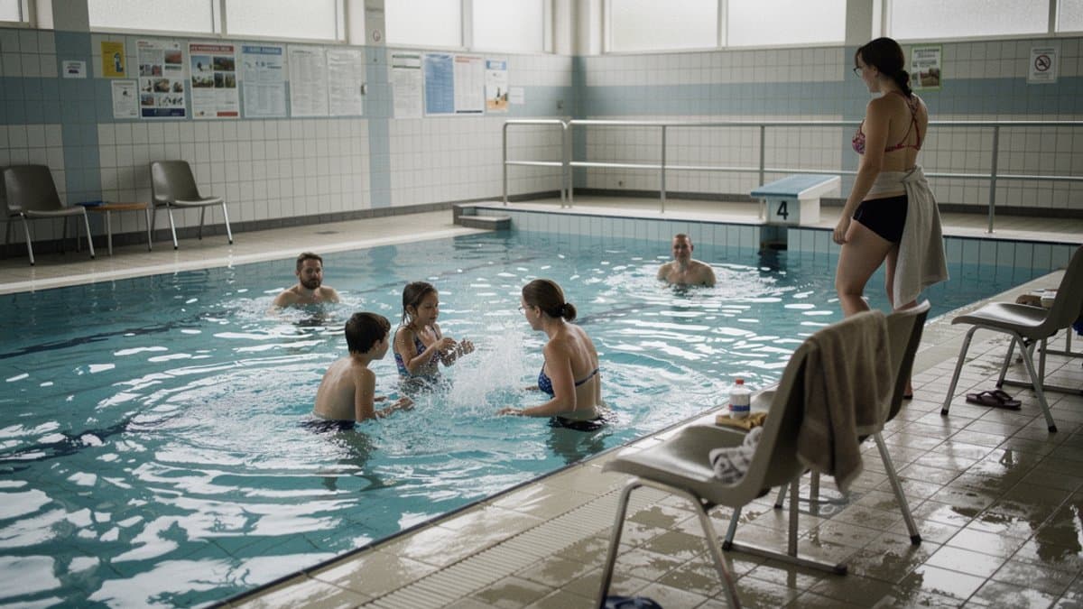 KI-generiertes Bild zu Freizeitbad Reinbek
