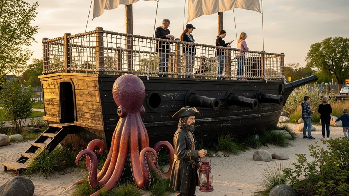 KI-generiertes Bild zu Pirate's Island Adventure Golf
