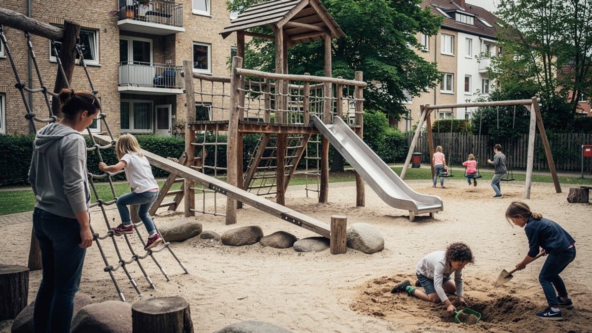 KI-generiertes Bild zu Spielplatz Wegenkamp