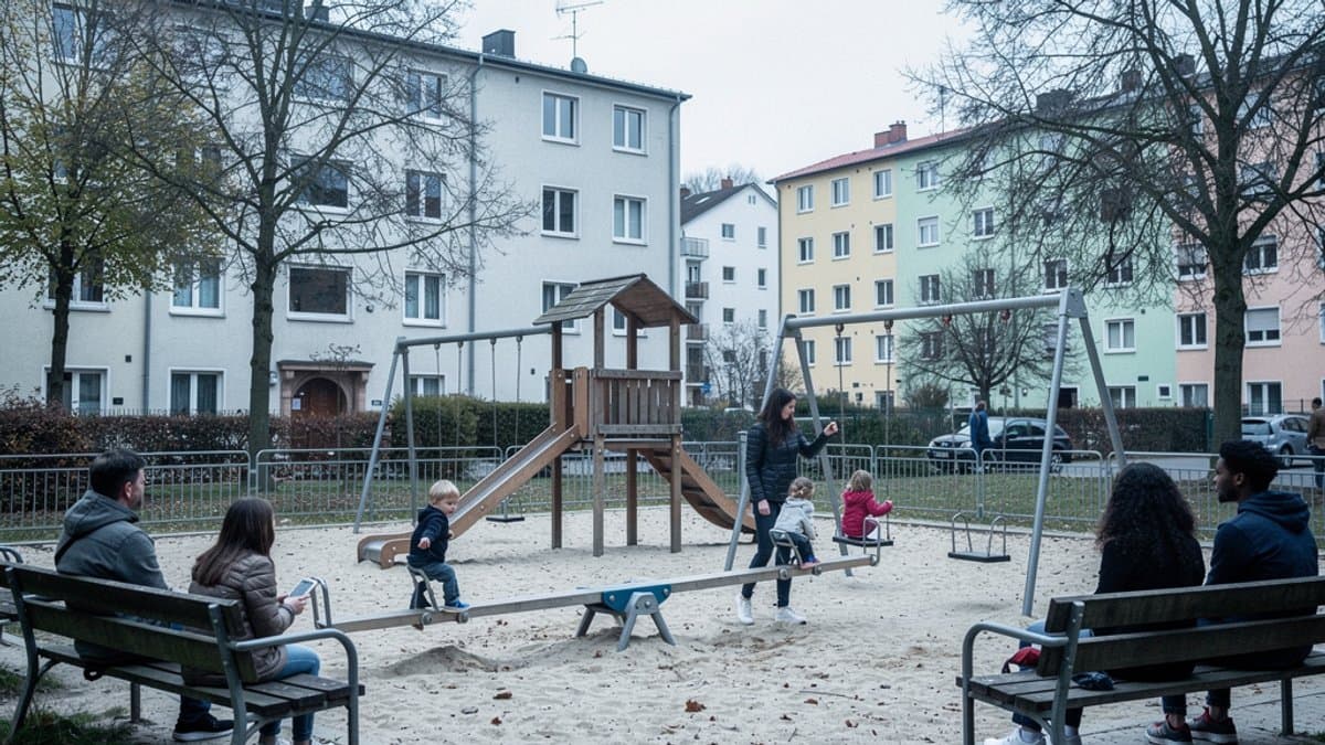KI-generiertes Bild zu Spielplatz Große Wallanlagen