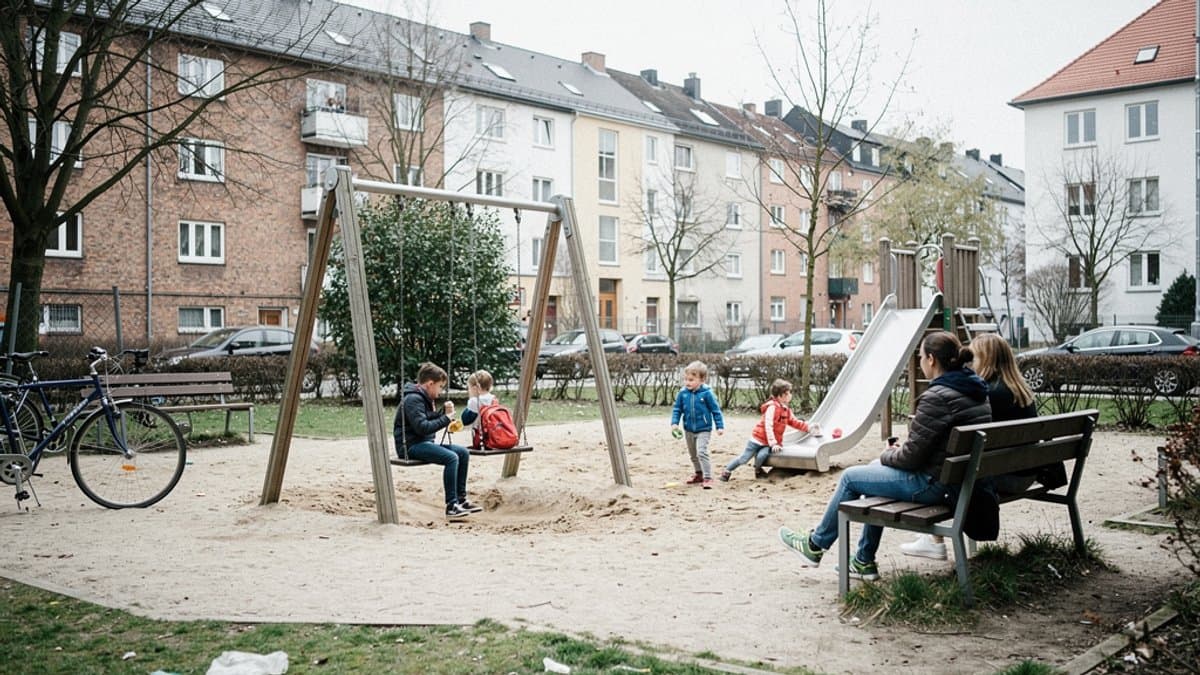KI-generiertes Bild zu Spielplatz Krausestraße
