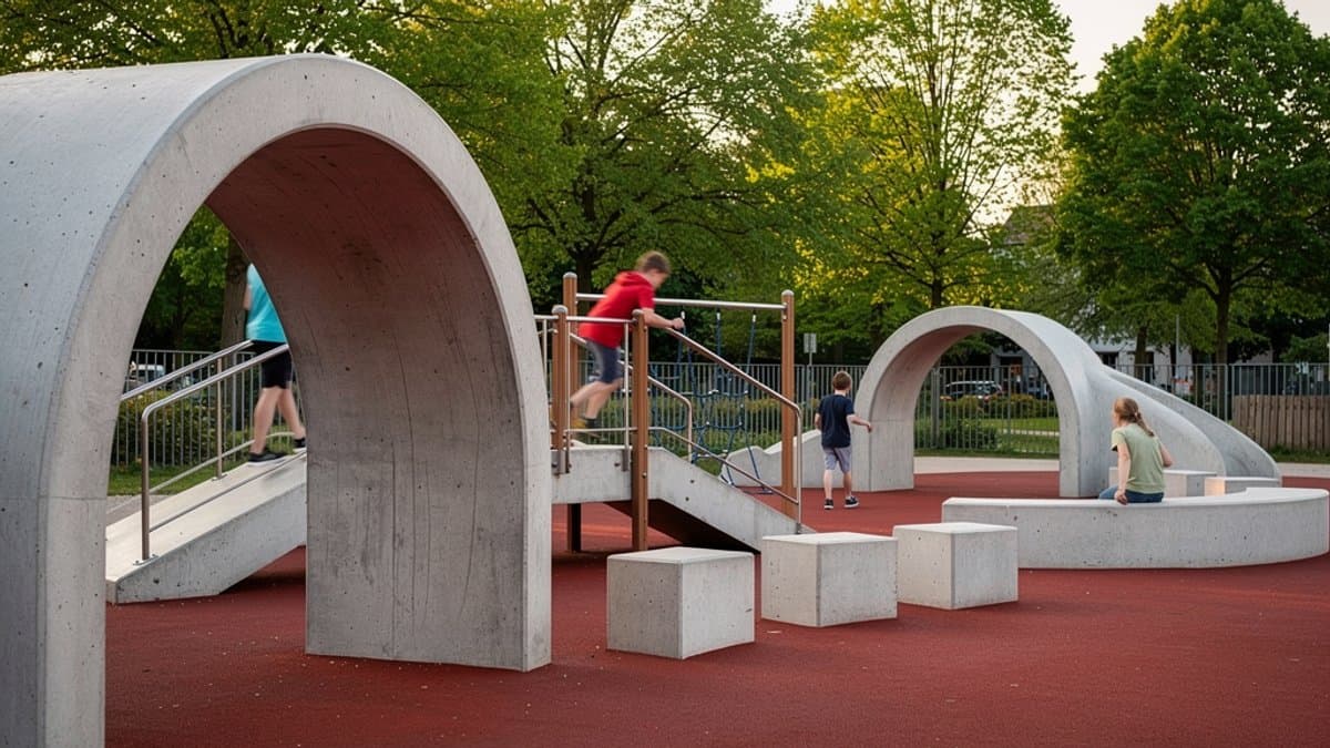 KI-generiertes Bild zu Spielplatz Eilbeker Drache