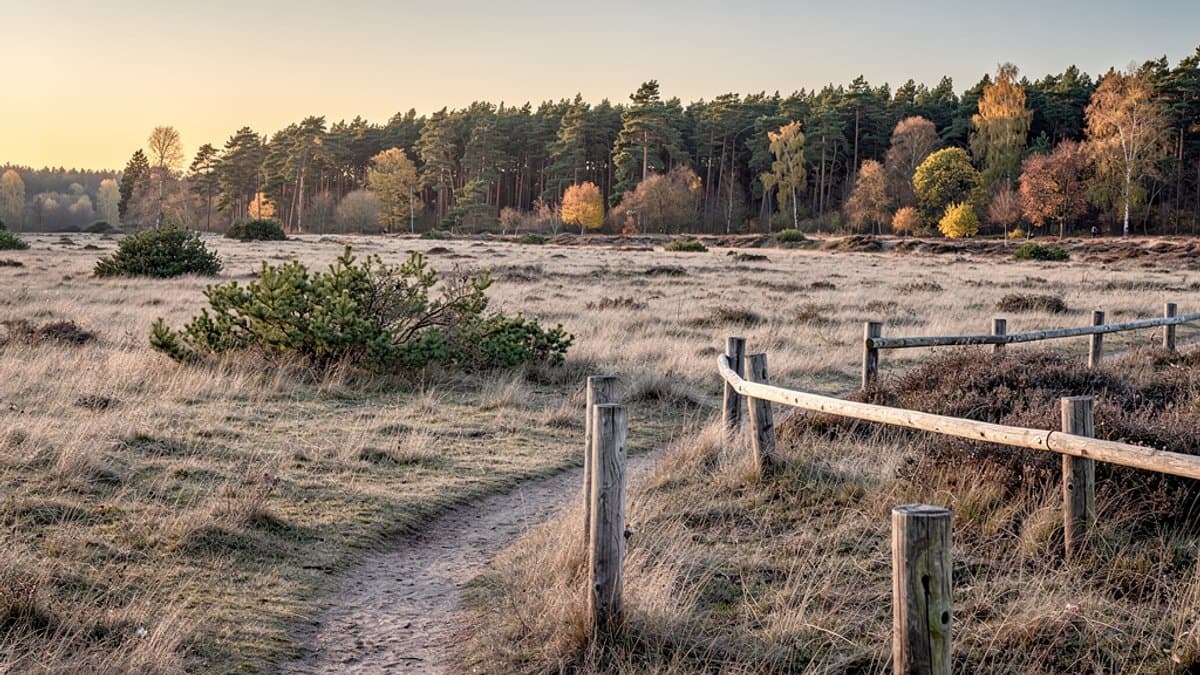 KI-generiertes Bild zu Fischbeker Heide