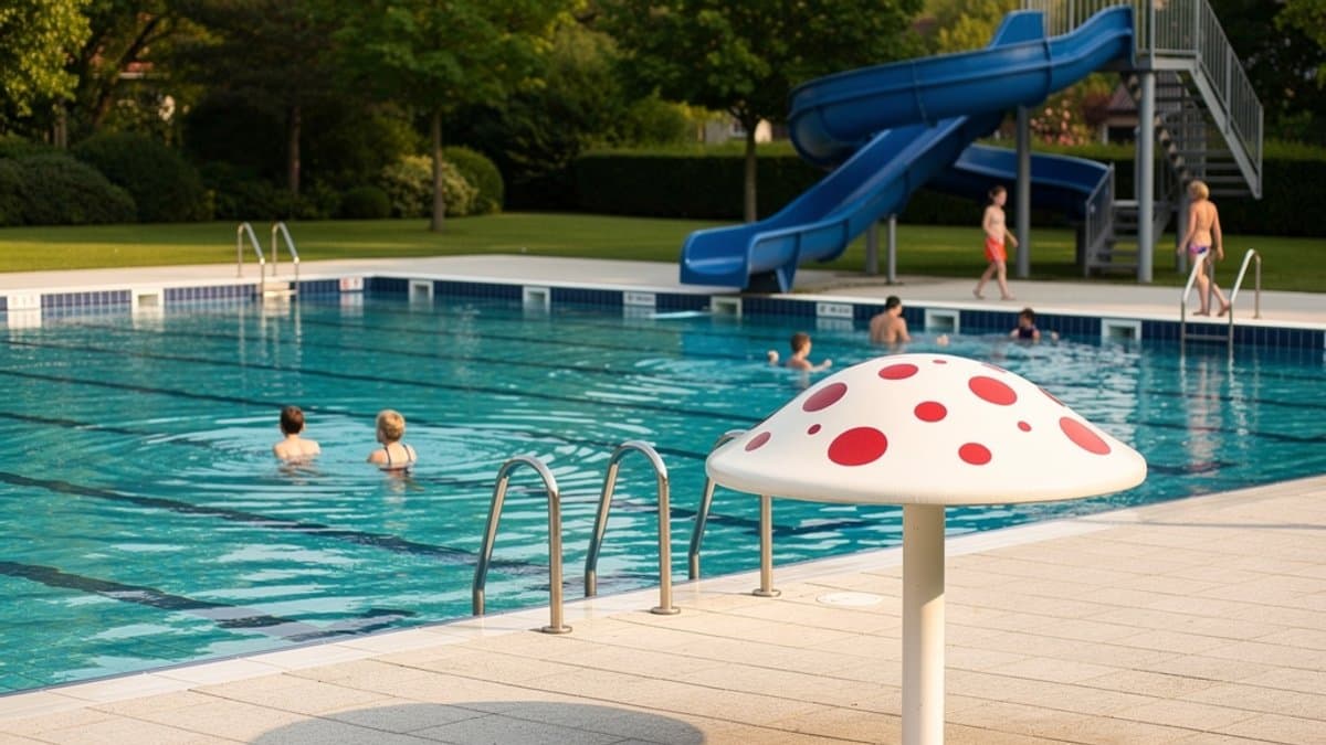 KI-generiertes Bild zu Sommerfreibad Osdorfer Born