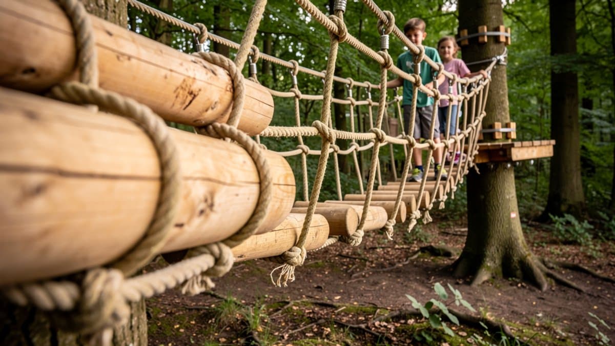 KI-generiertes Bild zu HoGa Hochseilgarten Geesthacht