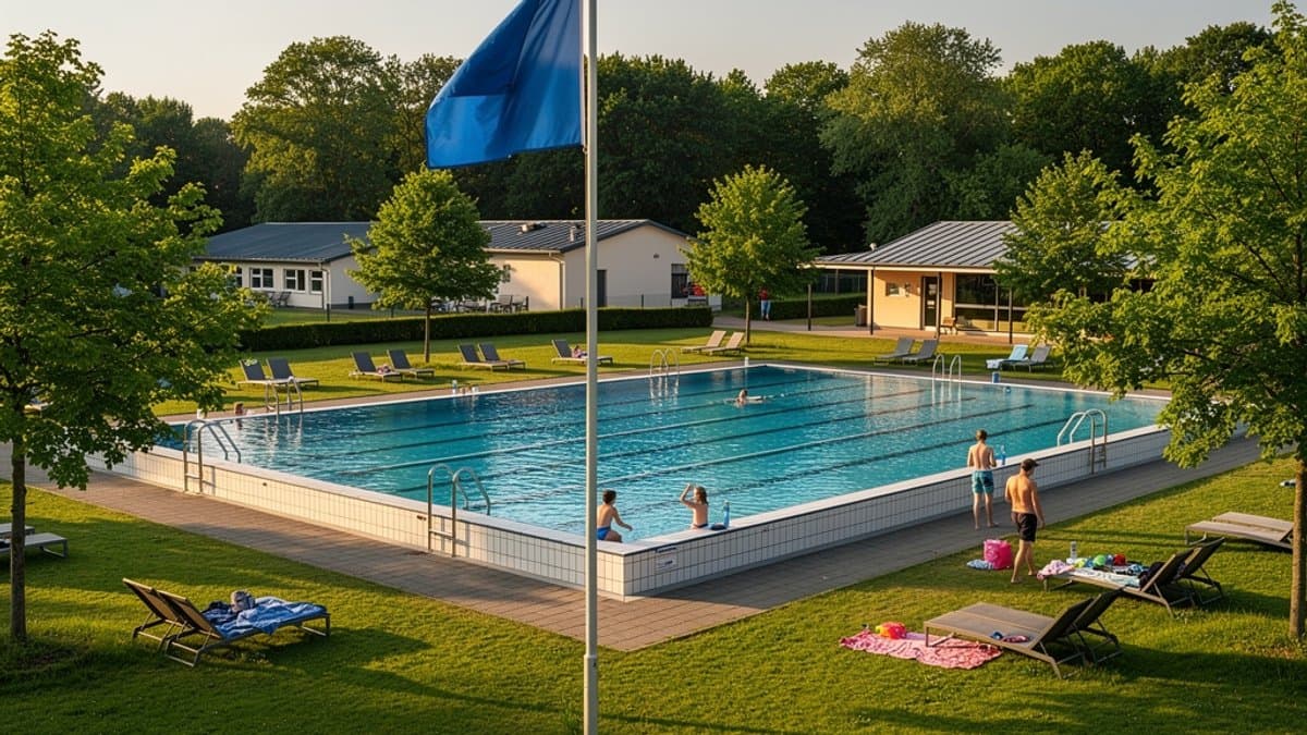 KI-generiertes Bild zu Sommerbad Duvenstedt