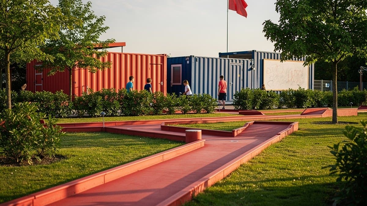 KI-generiertes Bild zu Minigolfanlage Rahlstedt (Hamburger Minigolf Club)